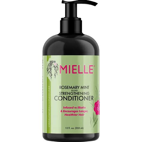 Mielle Organics Rosemary Mint Blend Strengthening Leave-In Conditioner 12 oz - Beauty Exchange