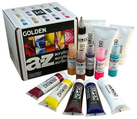 Golden Acrylic A-Z Starter Set - zestaw farb akrylowych - Zestawy - sklep plastyczny pracownia ...