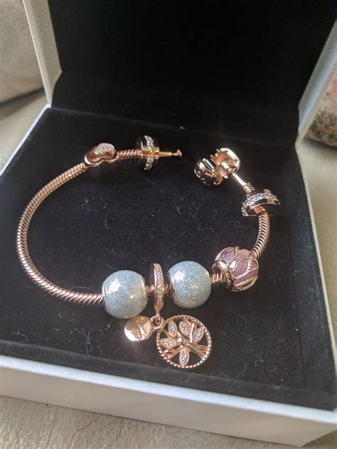 Pandora Rose Gold Bracelet and Charms Set Review — Steemit