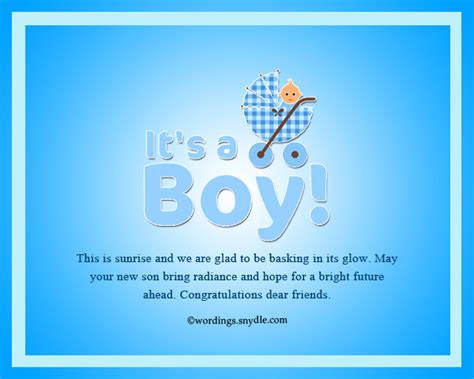 Congratulation Messages for New Born Baby Boy - Wordings and Messages