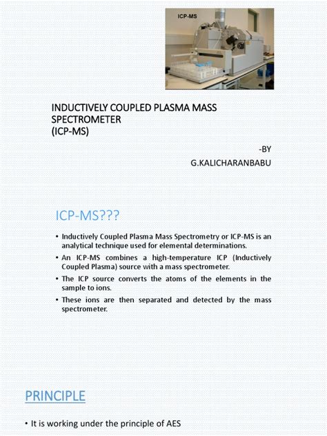 Inductively Coupled Plasma Mass Spectrometer | PDF | Mass Spectrometry | Laboratories