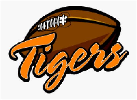 Tiger Football Mascot Clipart - Tigers With Football Logo , Free ...