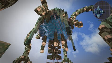 Flying Guardian Temple Minecraft Map