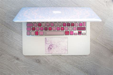 50 Shades of Pink MacBook Keyboard Stickers | Keyshorts