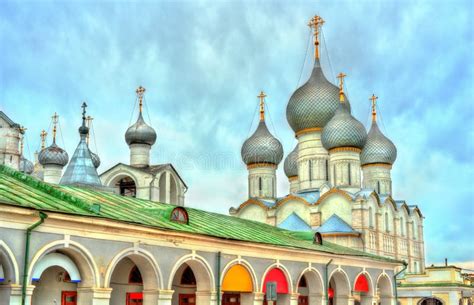 Assumption Cathedral in Rostov Veliky, Yaroslavl Oblast of Russia Stock ...