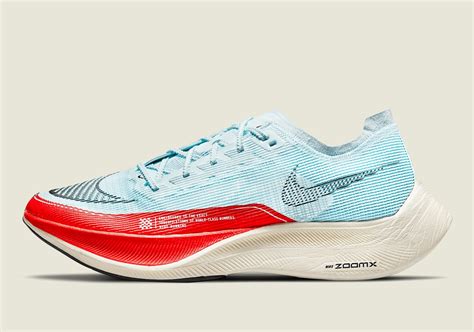 Nike VaporFly NEXT% 2 Ice Blue Red CU4111-400 | SneakerNews.com