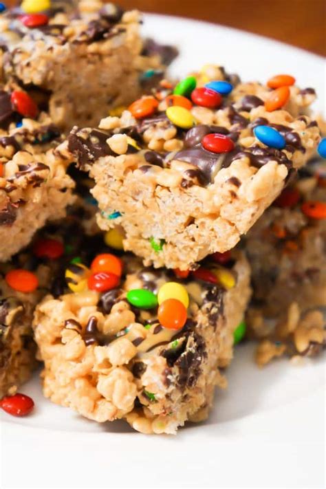 Peanut Butter Rice Krispie Treats Recipe - THIS IS NOT DIET FOOD