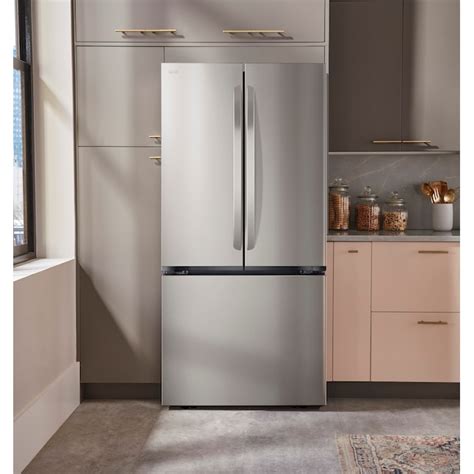 LG Counter-depth Counter Depth MAX 20.8-cu ft French Door Refrigerator with Ice Maker ...