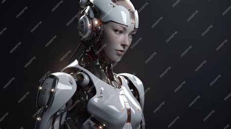 Premium AI Image | A robot with a face that says robot on it