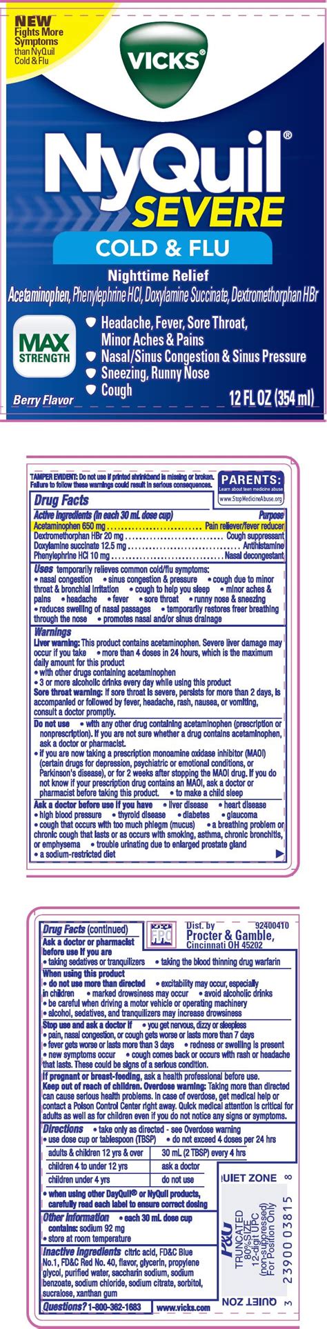 Nyquil Dosage Chart: A Visual Reference of Charts | Chart Master