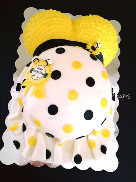 Bumble Bee Baby Shower Cake - CakeCentral.com