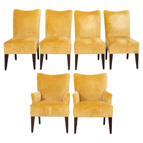 Set of 8 Modern Upholstered Dining Chairs by Carrocel For Sale at 1stDibs | barbuda upholstered ...
