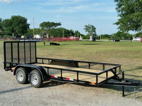 TexLine 77x16ft utility/landscape/lawn trailer | Near Me | Trailer Classifieds