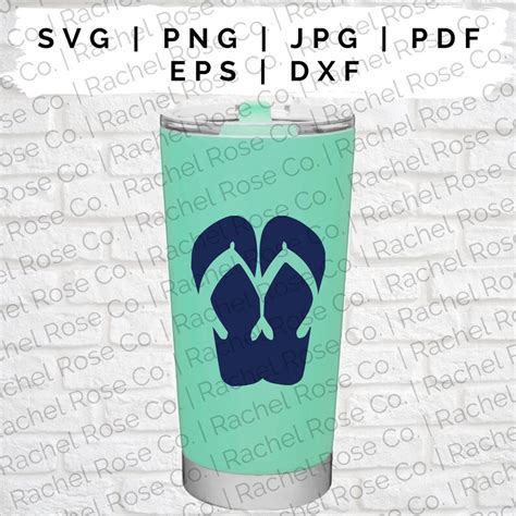 Flip Flop SVG Cut File. Summer SVG Cut Files - Etsy