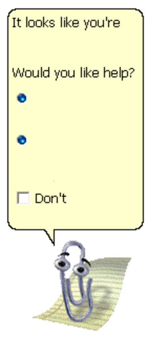 Clippy Help Box Blank Template - Imgflip