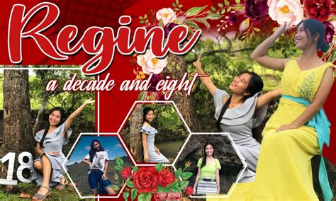 5x3 REGINE a decade and eight Debut Tarpaulin Design