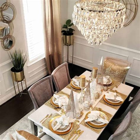 27 Luxurious Dining Room Gold Chandelier Ideas You’ll Love