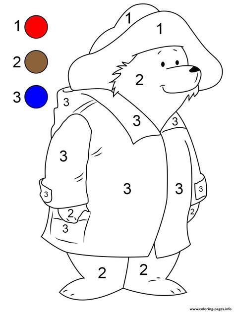 Printable Paddington Bear Coloring Pages