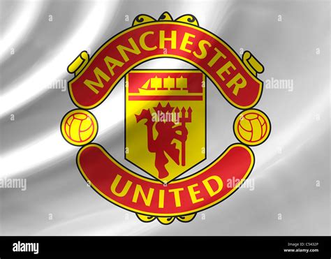 Manchester United flag logo symbol icon Stock Photo - Alamy