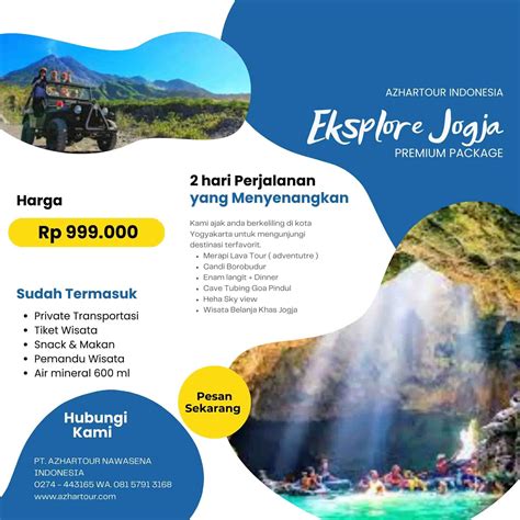 EXPLORE JOGJA - Katalog Wisata - PT. Azhartour Nawasena Indonesia