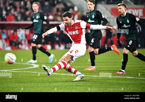 Bundesliga, Rhein Energie Stadium Cologne: 1. FC Köln vs Werder Bremen; Jonas Hector Stock Photo ...