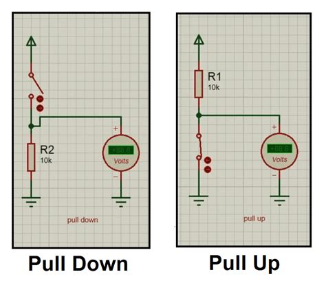 Pull Up Resistor Circuit Diagram - Circuit Diagram