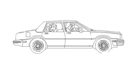 Heavy truck side and top view elevation block details dwg file - Cadbull