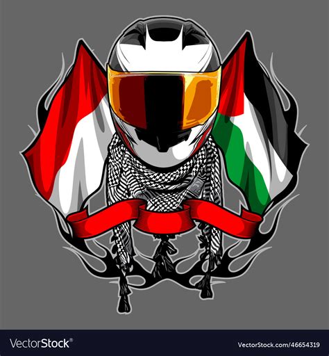 Helmet motorcycle art for graphic design Vector Image