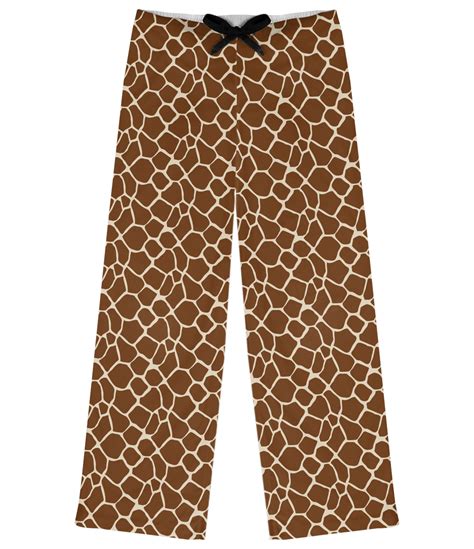 Giraffe Print Womens Pajama Pants - XS (Personalized) - YouCustomizeIt