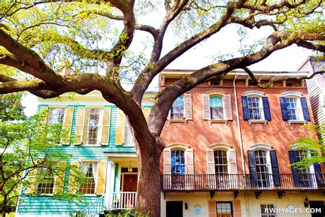 Framed Photo Print of HISTORIC SAVANNAH GEORGIA ARCHITECTURE COLOR ...