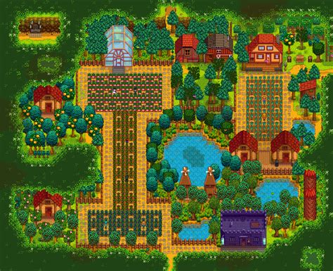 Stardew Valley Forest Farm Layout Ideas