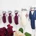 Items similar to Hand Painted PERSONALIZED Wedding Wine Glasses - "To MATCH What Your Bridal ...