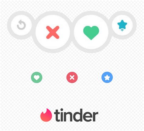 Tinder Buttons And Logo