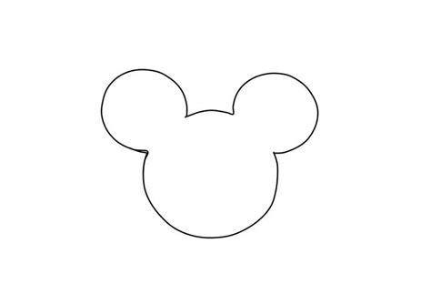 8 Best Images of Free Printable Template Mickey Mouse - Mickey Mouse Head Template, Mickey M ...