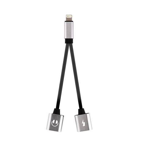 Lightning Splitter Cable for 1 to 2 Y Adapter Cable Music Charging – axGear.ca