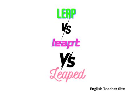 Whats the Past Tense of Leap: Leapt or Leaped? Understanding Verb ...