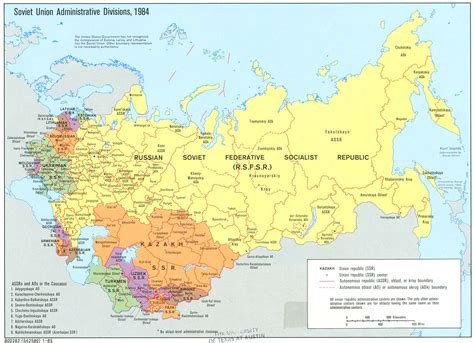Russia and the Former Soviet Republics Maps - Perry-Castañeda Map Collection - UT Library Online