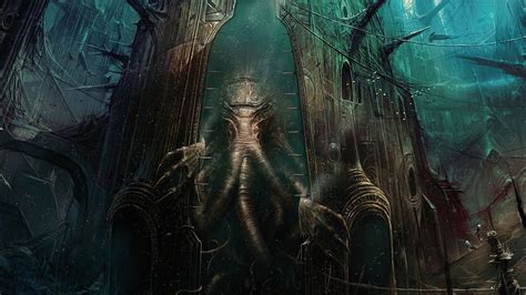 H.P. Lovecraft’s Cthulhu Fantasy HD Wallpaper