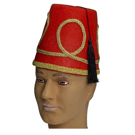 Fez Shriners Dr. Doctor Who Turkish Red Felt Costume Hat w/ Tassels | eBay