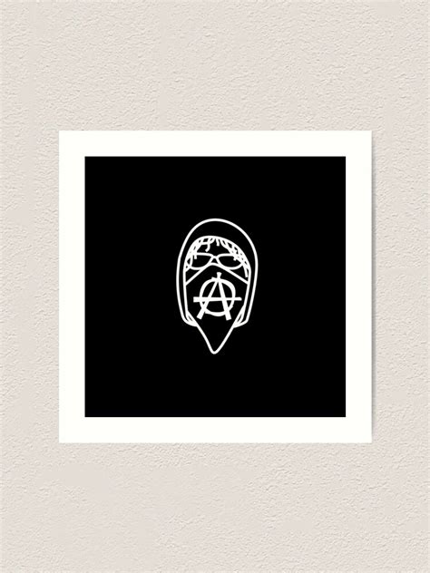 "Black Bloc with Anarchist Bandanna" Art Print by noah-james | Redbubble