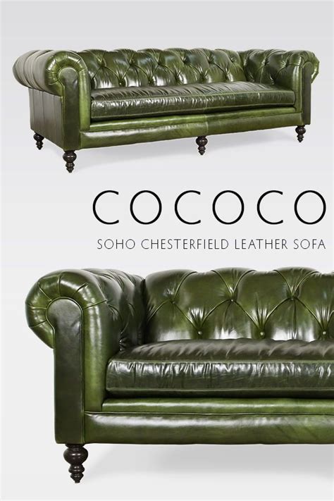 20+ Green Leather Chesterfield Suite – The Urban Decor