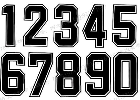 What Is A Good Font For Jersey Numbers Cricut - Mika Daily