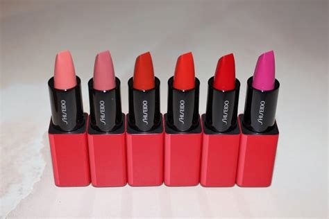 Shiseido Technosatin Gel Lipstick Evaluate & Swatches - inside.wales