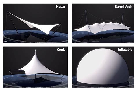 Learn about the different forms and shapes of tensile fabric structures and the benefits they ...