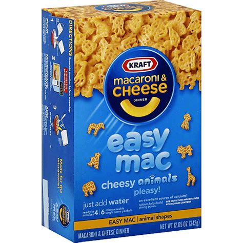 Kraft Macaroni And Cheese Shapes