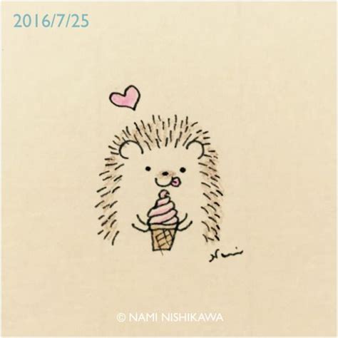 Hedgehog Drawing, Hedgehog Art, Cute Hedgehog, Stickers Kawaii, Cute ...