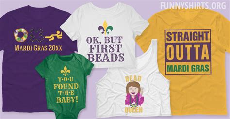 The Funniest Mardi Gras Shirts - FunnyShirts.org Blog