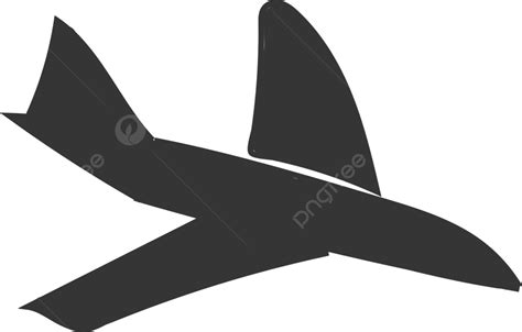 A Black Airplane Vector Or Color Illustration Sky Airliner Transportation Vector, Sky, Airliner ...