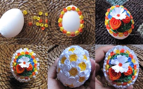 Craft Ideas for all: Paper Quilled Easter Egg