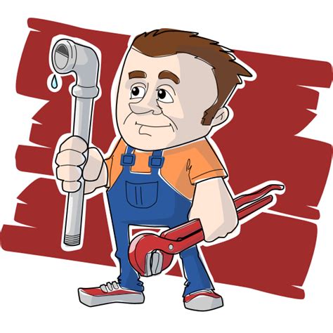 Plumber vector image | Free SVG